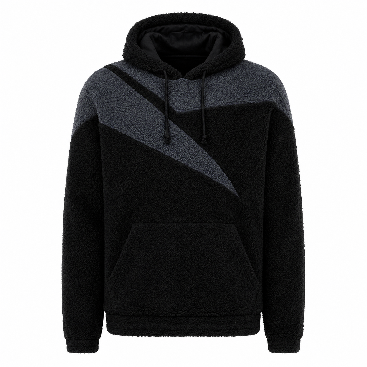 Men's Sherpa Fleece Activewear Hoodie ECHD002 - Image 5