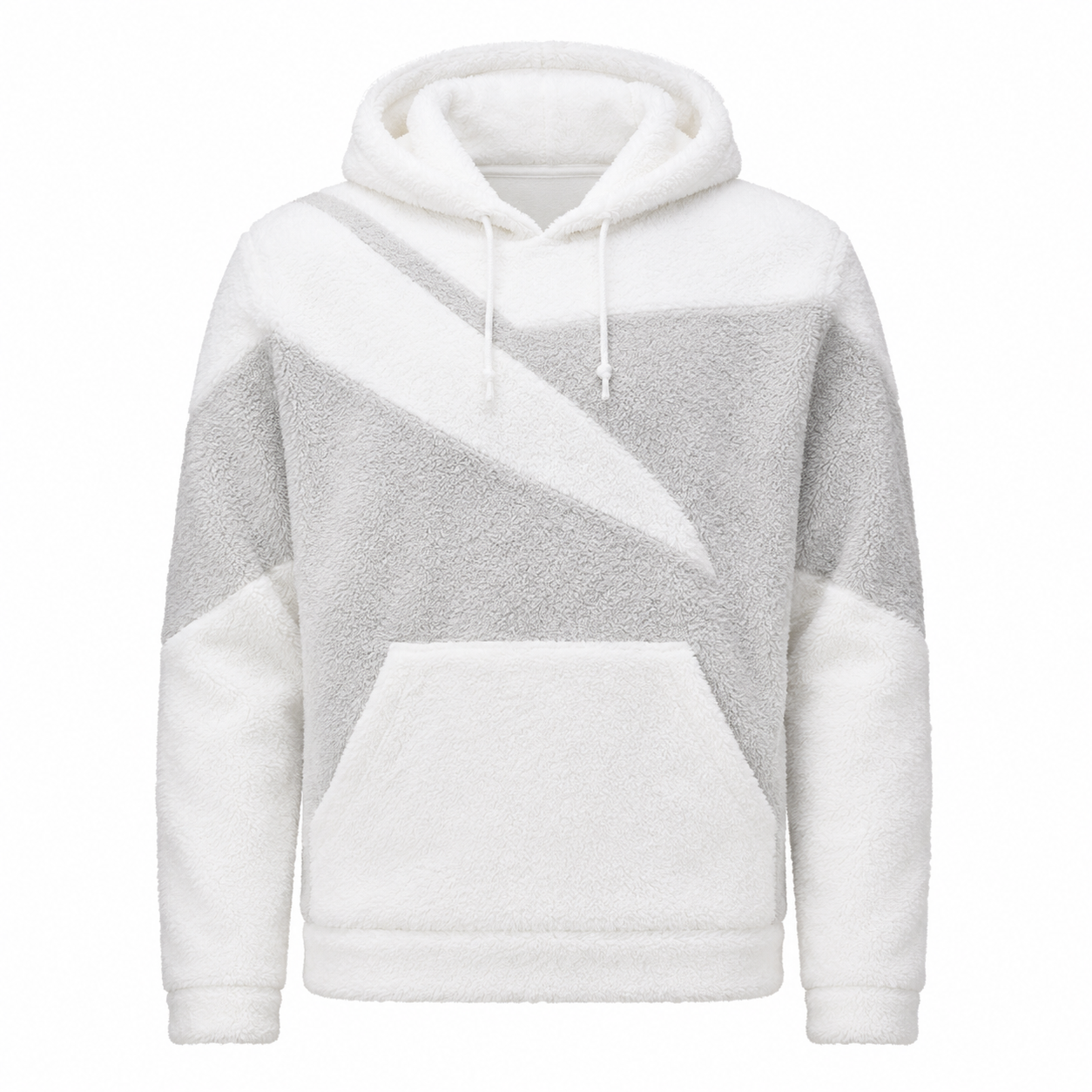 Men's Sherpa Fleece Activewear Hoodie ECHD002 - Image 3