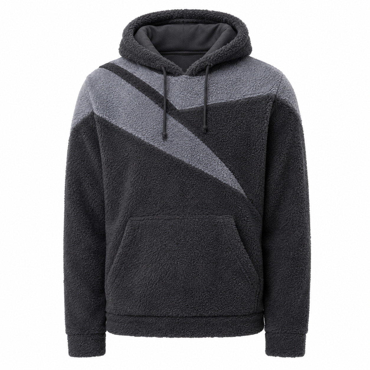 Men's Sherpa Fleece Activewear Hoodie ECHD002